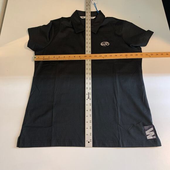 Travis Mathew Shirt Women XL Extra Large Black Performance Golf Polo Wick *LOGO - Picture 7 of 13